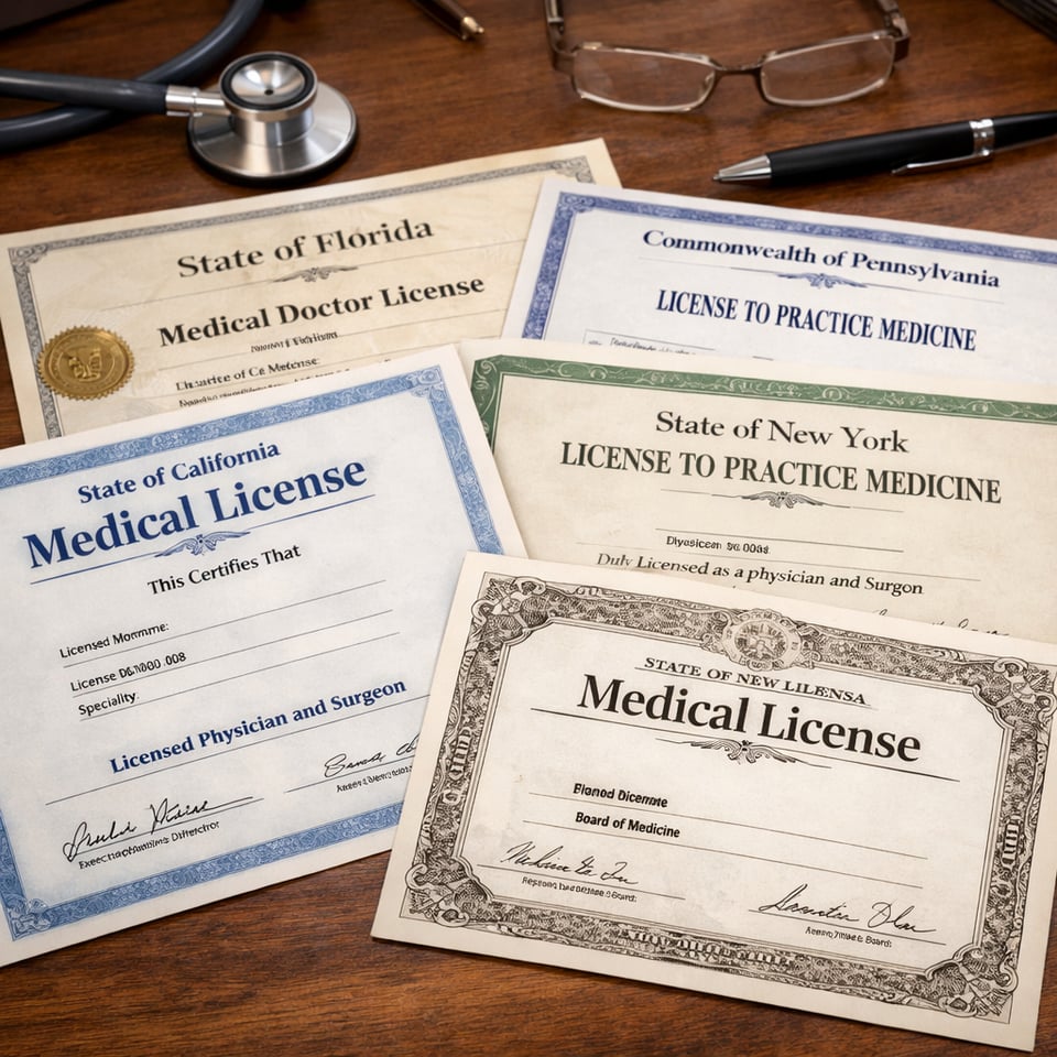 medical license