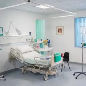 Hospital patient room